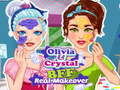 Spill Crystal og Olivia: Ekte Makeover for Bestevenner online
