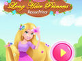 Spill Langhåret prinsesse redder prinsen online