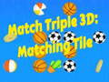 Spill Match Triple 3D: Matchende Fliser online