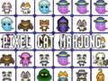 Spill Katt Pixel Mahjong online