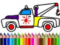 Spill Tilbake til skole: Truck Malebok online