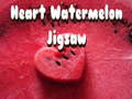 Spill Hjerte Vannmelon Puslespill online