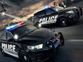 Spill Politibiler Puslespill Skyv online