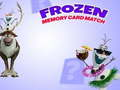 Spill Frosset Hukommelse Kort Match online