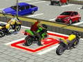 Spill Superhelt bysykkel parkeringsspill 3D online
