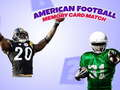 Spill Amerikansk Fotball Minne Kortspill online