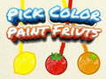 Spill Velg farge Mal frukter online