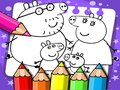 Spill Peppa Pig Malebok online