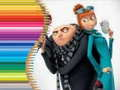Spill Fargebok for Despicable Me for Utskrift online