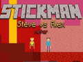 Spill Stickman Steve vs Alex Nether online