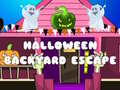 Spill Halloween Bakgård Flukt online