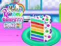 Spill Lag en Regnbue Konfetti Kake online