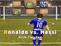 Spill Messi mot Ronaldo Kick Tac Toe online