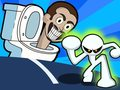 Spill Stickman mot Skibidi Toalett online