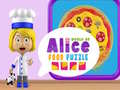 Spill Alice's Verden: Matpuzzel online