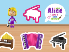 Spill Verden av Alice Former av Musikkinstrumenter online