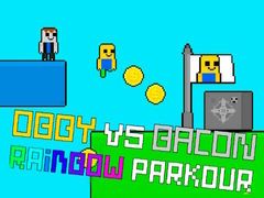 Spill Obby vs Bacon Regnbue Parkour online