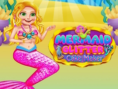 Spill Sjøfrue Glitter Kake Maker online
