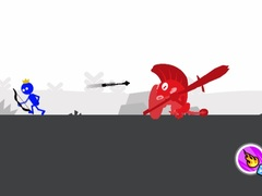 Spill Rød Og Blå - Stickman Spion Puslespill online