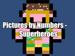 Spill Bilder etter Numre - Superhelter online