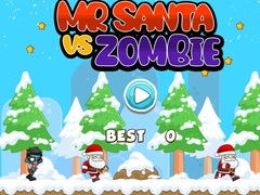 Spill Mr. Julenisse mot Zombie online