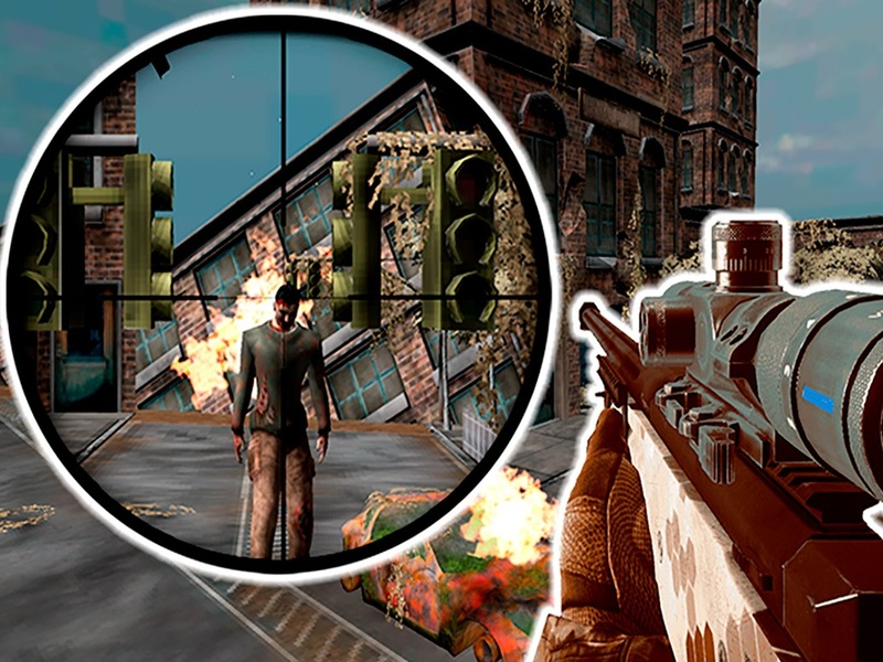 Spill Sniper 3D Zombie online
