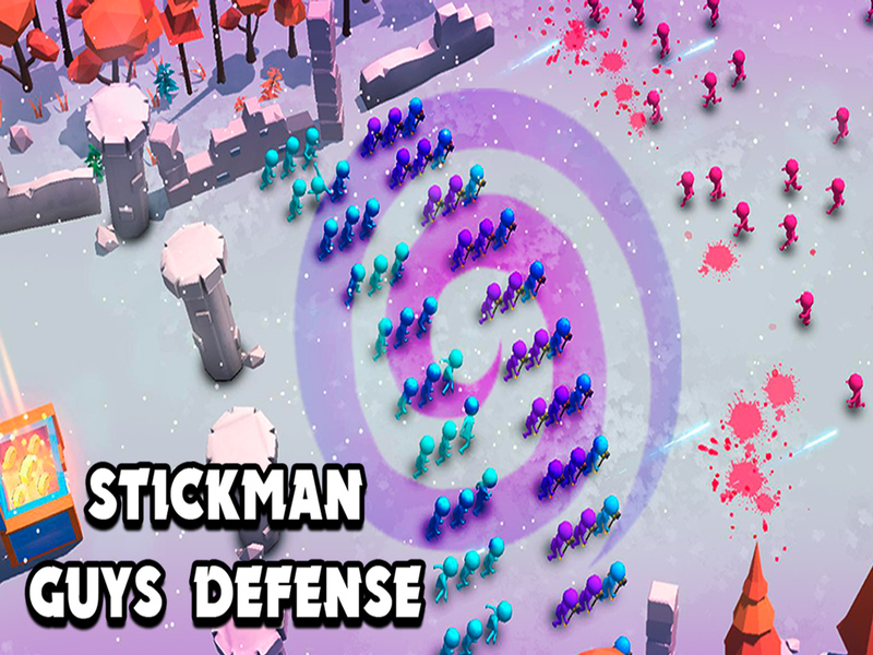 Spill Stickman Guys Defense online