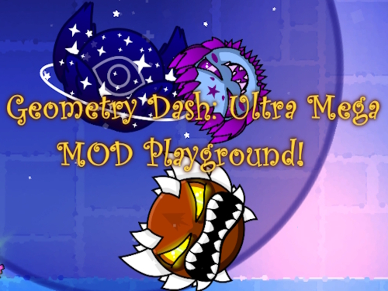 Spill Geometry Dash: Ultra Mega Mod Playground! online