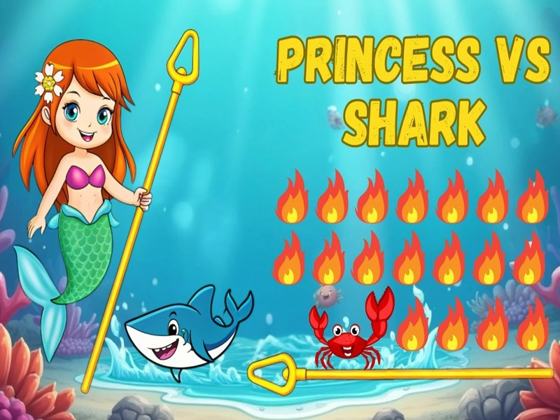 Spill Prinsesse vs hai online