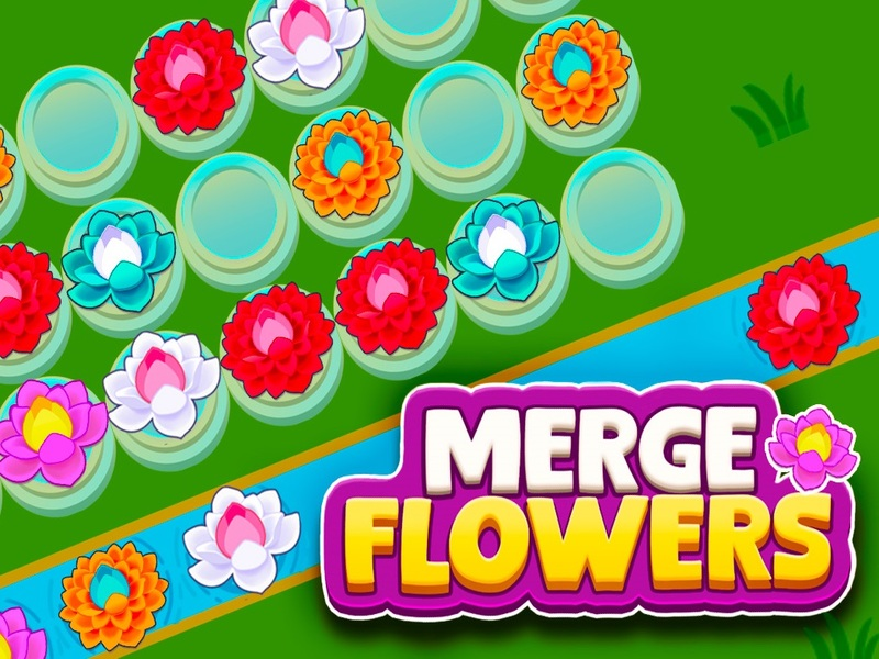 Spill Slå sammen blomster online
