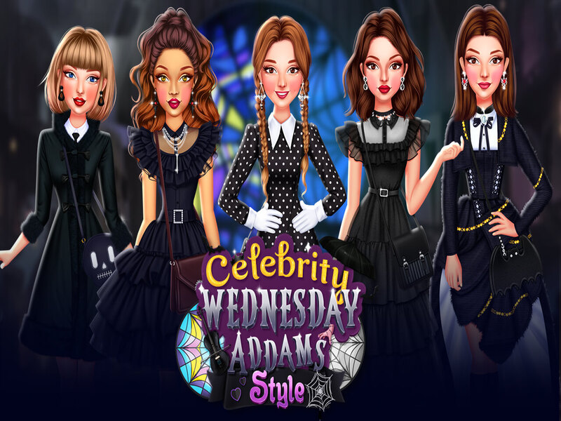 Spill Kjendis onsdag addams-stil online