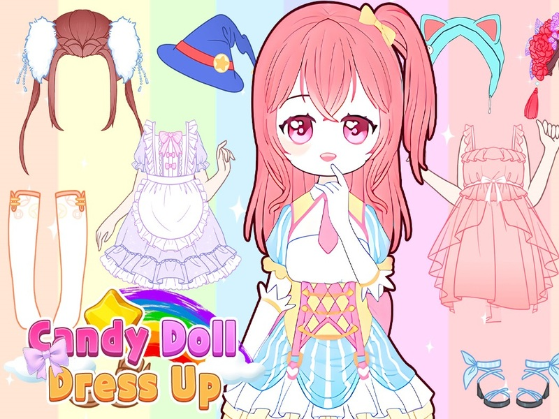 Spill Candy Doll Dress Up online