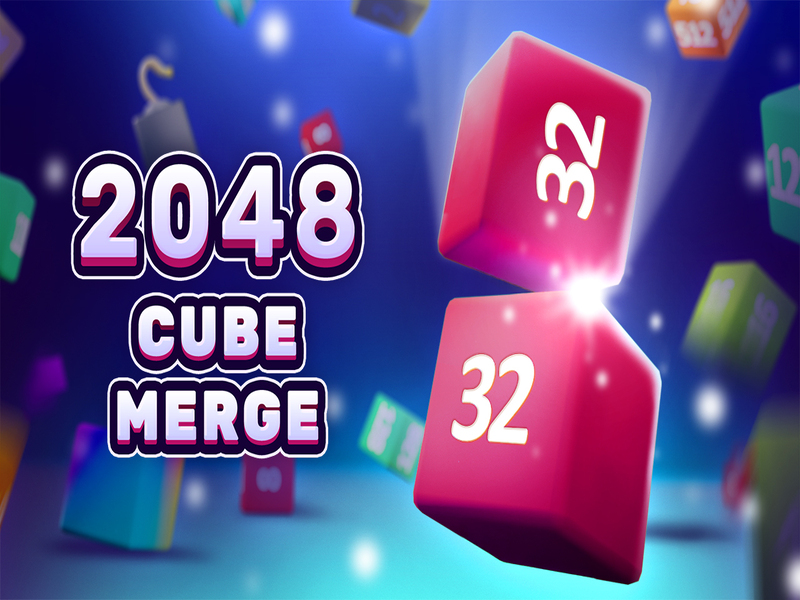 Spill 2048 Cube Merge online