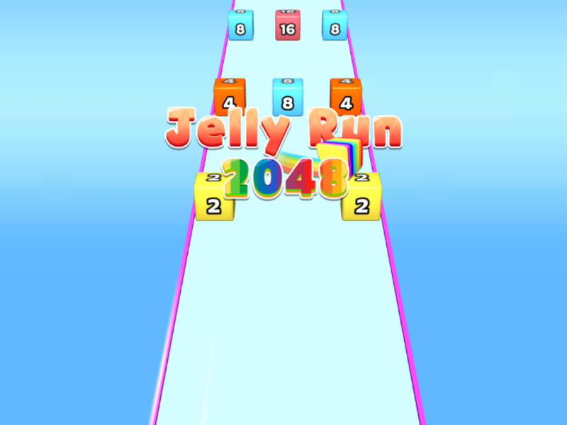 Spill Jelly Run 2048 online