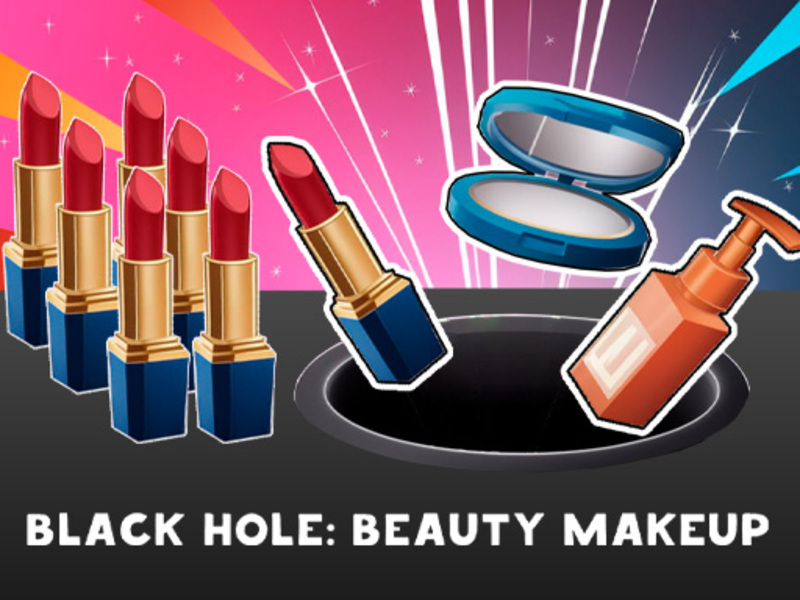 Spill Svart hull: skjønnhetsmakeup online