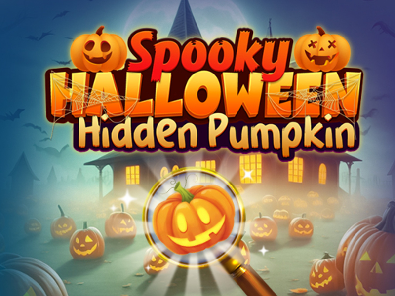 Spill Spooky Halloween skjult gresskar online