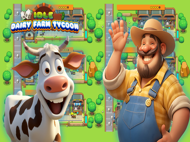 Spill Idle Dairy Farm Tycoon online