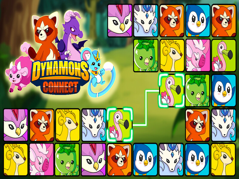Spill Dynamons kobles sammen online