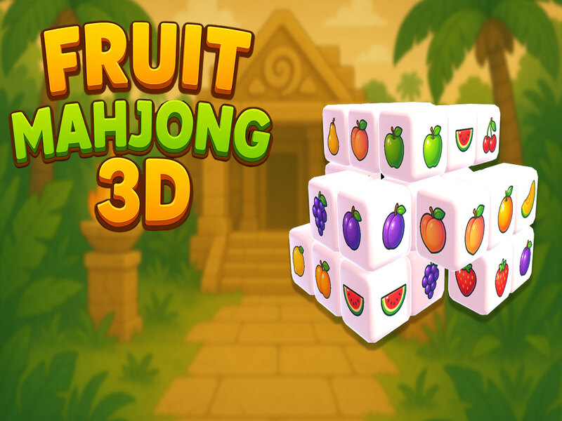 Spill Frukt Mahjong 3d online