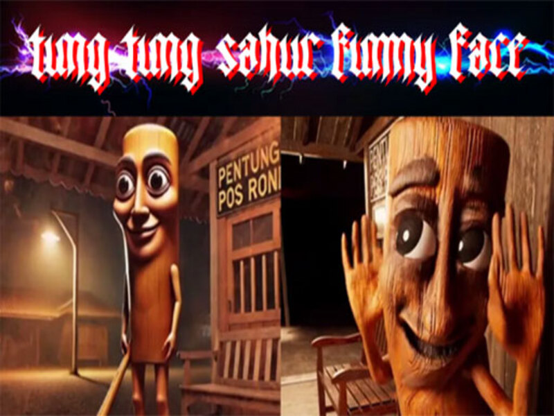 Spill Tung Tung Sahur morsomt ansikt online
