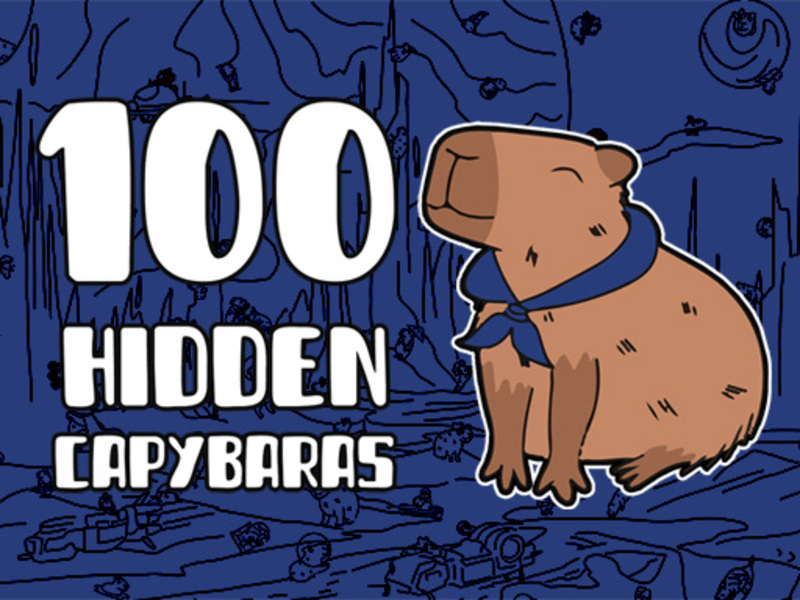 Spill 100 skjulte Capybaras online