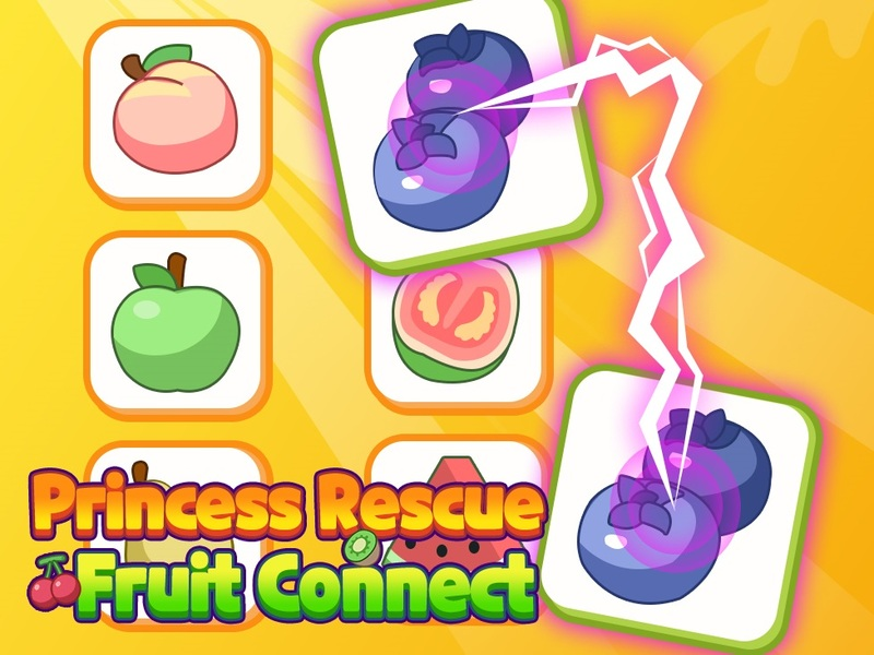 Spill Princess Rescue Fruit Connect online