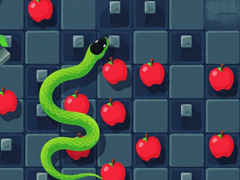 Spill Slanger som spiser blokker online