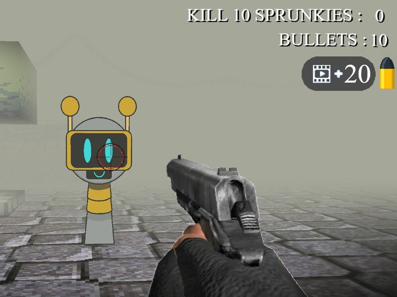 Spill Sprunki 3D -skytter online