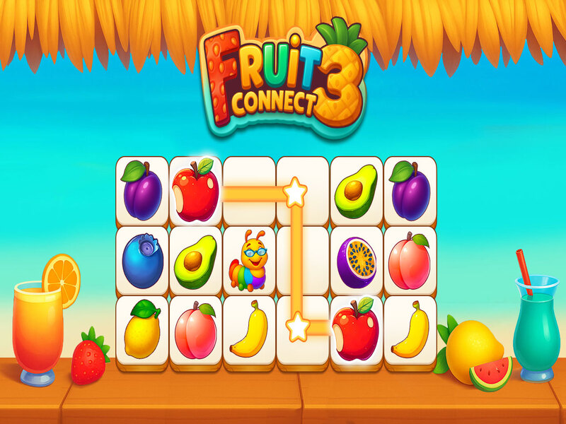 Spill Fruit Connect 3 online