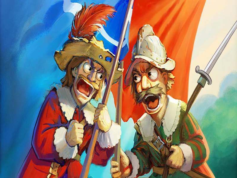 Spill Musketerer krutt vs stål online