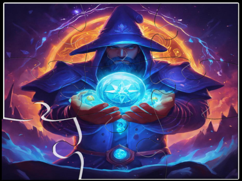 Spill Wizard Jigsaw Puzzle online