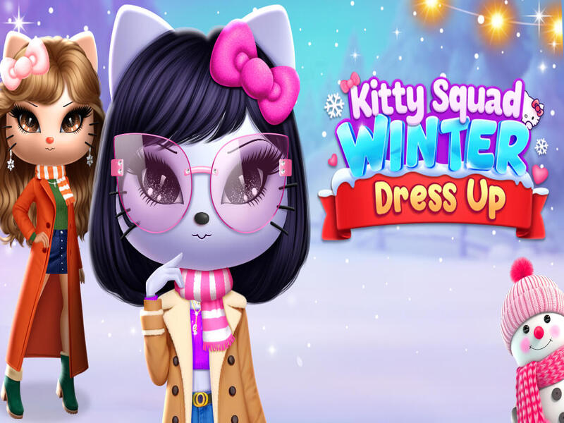 Spill Kitty Squad Winter Dress Up online