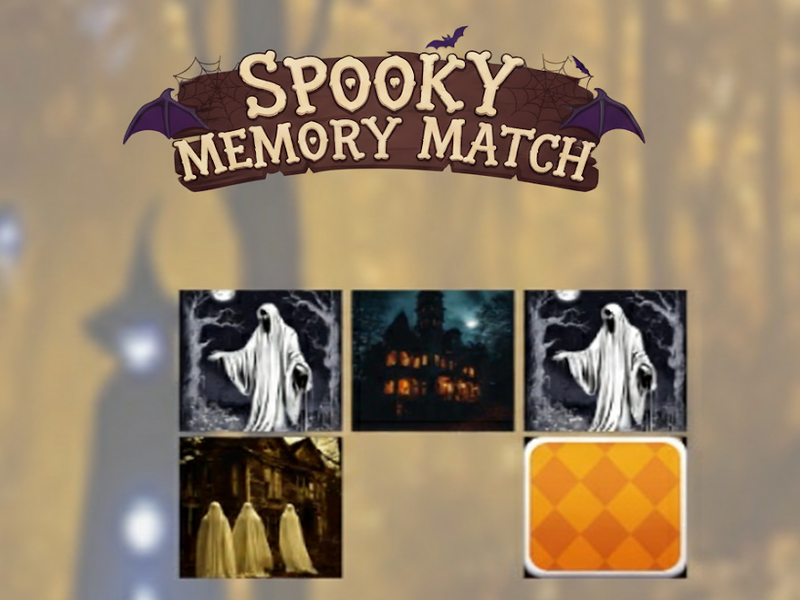 Spill Spooky Memory Match online