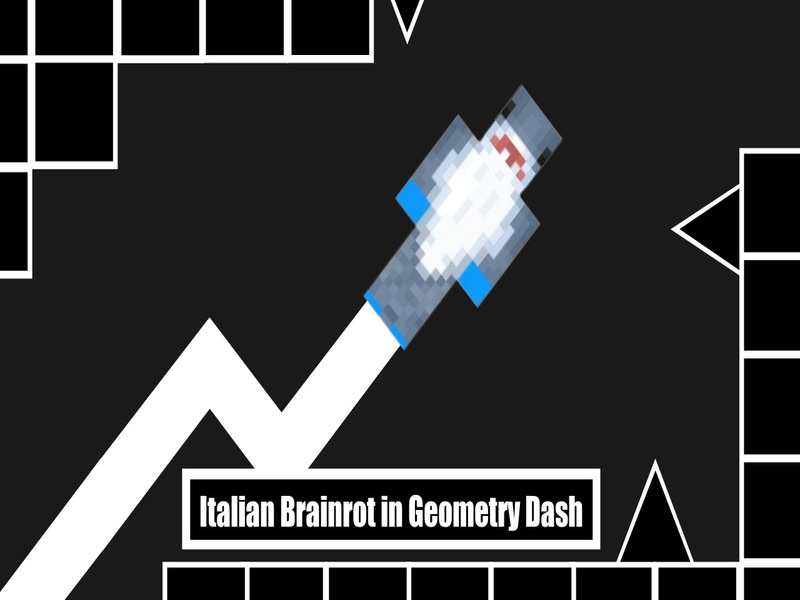 Spill Italiensk hjernehjerner i geometri dash online